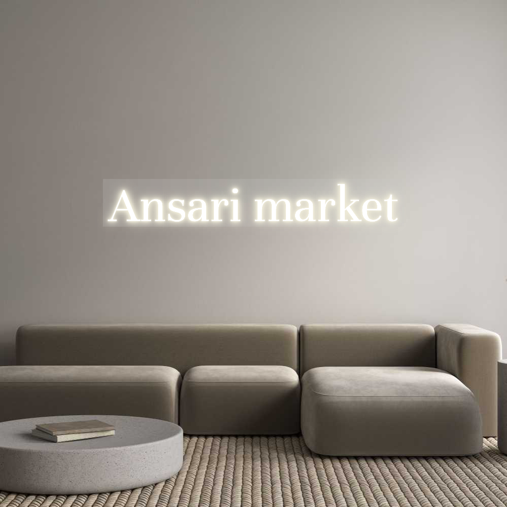 NEONSIGN: Ansari market