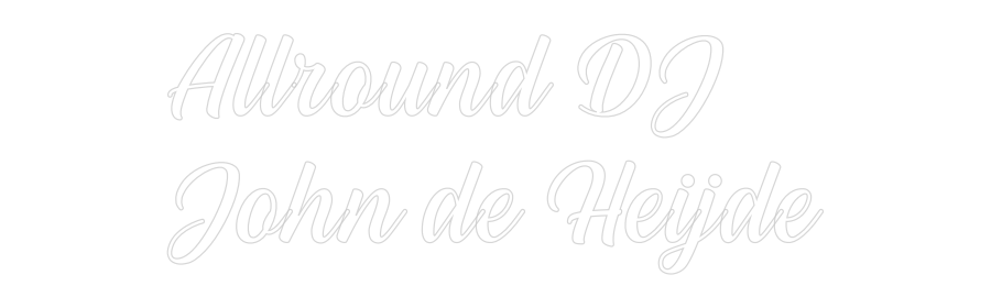 NEONSIGN: Allround DJ
...